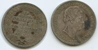 Sachsen-Albertinische Linie 1/3 Taler Silber H0600 - RAR Auf den Tod von Friedrich August II. 1836-1854 -