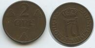 Norwegen Königreich 2 Öre (2 Øre) G2064 - Haakon VII. 1905-1957 Norway -