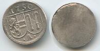 Erzbistum Salzburg 1 Pfennig H1365 - Andreas Jakob von Dietrichstein 1747-1753 -