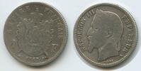 Frankreich 1 Franc Silber M#5966 - Napoleon III. 1852-1870 France -
