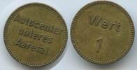 Schweiz Eidgenossenschaft Döttingen Wertmarke Waschmarke Waschjeton Token G15550 - Autocenter unteres Aaretal - Wert 1 Franken -