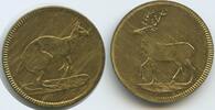 Deutsches Reich Kaiserreich Nürnberg Rechenpfennig Alt Jeton Spielmünze M#6271 - Känguru - Hirsch Spielmarke -