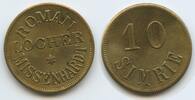 Deutschland Württemberg Tettnang Wertmarke 10 Simrie Jeton Token G15588 - Missenhardt Roman Locher -