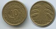 Deutsches Reich Weimar 10 Reichspfennig 1934 D München S0405 - Germany Weimar Republic TTB-SUP