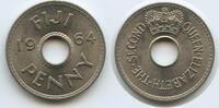 Fidschi One Penny (1 Penny) G7520 - Queen Elisabeth II. Fiji -