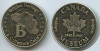 Belgien Adegem Belgium Medaille Souvenir Token M#8158 - Canada War Museum 1940-1945 - Belgian Heritage -