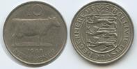 Guernsey 10 New Pence G9987 - Kuh Cow - Bailiwick of the Island of Guernsey -