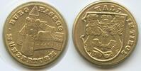 Österreich Medaille vergoldet M#7723 - Hall in Tirol Burg Hasegg Münzerturm -