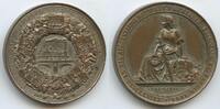Brandenburg-Preußen Berlin Bronzemedaille M#7242 - Germania Eisenbahn - Friedrich Wilhelm IV. 1840-1861 -