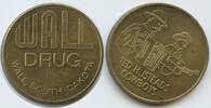Vereinigten Staaten von Amerika Wertmarke Jeton Token G15278 - Wall Drug South Dakota - Ted Husteads Cowboys - United States USA -