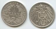 Deutsches Reich Kaiserreich 1 Mark Silber S0117 - Germany Empire Wilhelm II. Munich -