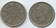 Belgien Königreich 5 Francs M#3015 - Un Belga - Albert I. 1909-1934 Belgium -