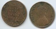 Indien Britisch Half Anna G6263 - Queen Victoria India British -