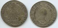 RDR Österreich Ungarn 20 Kreuzer Silber M#3090 - Franz II. 1792-1835 Austria -