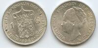 Niederlande Königreich 1 Gulden Silber M#3192 - Wilhelmina I. 1890-1948 Netherlands -