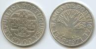 Portugal Republik - República Portuguesa 50 Escudos Silber M#8088 - 125th Anniversary of the Bank of Portugal -