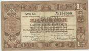 Niederlande 1 Gulden Banknote GB534 - Zilverbon Silver Voucher Netherlands -