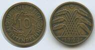 Deutsches Reich Weimar 10 Rentenpfennig G10305 - Germany Weimar Republic -