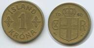 Island 1 Króna G0674 - Christian X. 1912-1947 Ísland - Kingdom of Iceland -