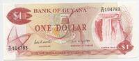 Guyana 1 Dollar Banknote GB816 - Bank of Guyana Geldschein -