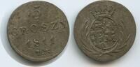 Polen Fürstentum Warschau - Polish States Warsaw 5 Groszy M#6776 - Friedrich August I. Herzog von Warschau 1807-1815 -
