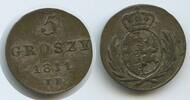 Polen Fürstentum Warschau - Polish States Warsaw 5 Groszy M#6777 - Friedrich August I. Herzog von Warschau 1807-1815 -