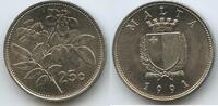Malta 25 Cents G3178 - Evergreen Rose -