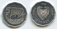 Zypern 5 Mils G3199 - Segelboot - Elizabeth II. Cyprus Republic -