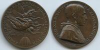 Vatikan Italien-Kirchenstaat Rom Roma Große Bronzemedaille M#8476 - Radioansprache des Papstes für Frieden - Papst Pius XII. 1939-1958 -