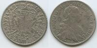 RDR Österreich XVII Kreuzer Silber (17 Kreuzer) M#8353 - SEHR RAR Franz I. 1745-1765 Austria -