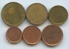 Europa 1,2,5,10,20,50 Cents Ronden ungeprägt G6748 - Schrötlinge, Rondellen Lot alle ungeprägt -
