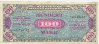 Deutschland - Allierte Militärbehörde 100 Mark Banknote GB285 - Germany Allied Occupation Paper Money -