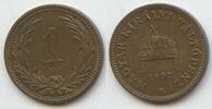 Ungarn Kaiserreich 1 Filler G3991 - Franz Joseph I. 1848-1916 Austria Hungary -