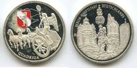 Medaille GY1099 - Quadriga Berlin Hauptstadt Deutschlands Farbauflage -