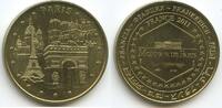 Medaille GY453 - Arc de Triomphe, Notre-Dame, Eiffelturm Monnaie de Paris -
