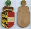 A212 - Toller alter Anhänger aus Holz Kärnten Wappen (alte Handarbeit) -