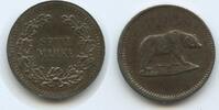 Rechenpfennig G7146 - Spielmarke Bär Spielgeld Jeton -