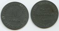 10 Centimes M320 - Frankreich Zink Alais Marseille GAP, Nice, Avignon, Nimes,.. -