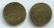 2½ Shilling G7087 - Spielgeld Rechenpfennig Eisen Spielmarke ALT -
