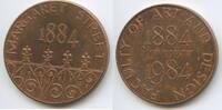 Großbritannien Bronzemedaille 1884-1984 GY278 - Margaret Street Faculty of Art and Design Birmingham SUP