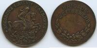 Österreich Oberösterreich Bronzemedaille Georgsmedaille GX1385 - Brigadewettbewerb Linz - Heiliger Georg Drachentöter -