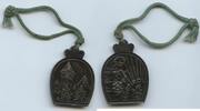 Italien Südtirol Medaille GY1024 - Alte Schutzmedaille für Bergsteiger und Wanderer -