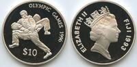 Fidschi 10 Dollars GB1353 - Summer Olympics Atlanta 1996 Judo Proof Fiji -