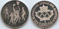 Kanada Silbermedaille M#7296 - Montreal Olympische Sommerspiele 1976 Canada SUP, Patina