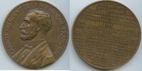 Frankreich Paris Große Bronzemedaille 1889 GX661 - Eröffnung der Weltausstellung durch Präsident Marie François Sadi Carnot SUP