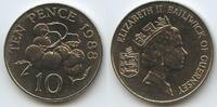 Guernsey 10 Pence (Ten Pence) G10004 - Tomaten - Tomato plant - Queen Elizabeth II. -