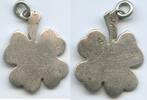Schmuck Anhänger Silber L2577 - Kleeblatt Glücksklee Glücksbringer -