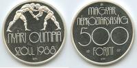 Ungarn Magyar Népköztársaság 500 Forint Silber GS1174 - Seoul Summer Olympics 1988 Hungary -