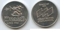 Österreich Oberösterreich Medaille G8292 - Elefant - Linz Werbiade - Voest Alpine Stahlhandel Elefant -