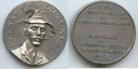 Uruguay - Brasilien Bronzemedaille versilbert G15368 - Alberto Santos Dumont - Uruguayo – Brasileño 1906-1956 -